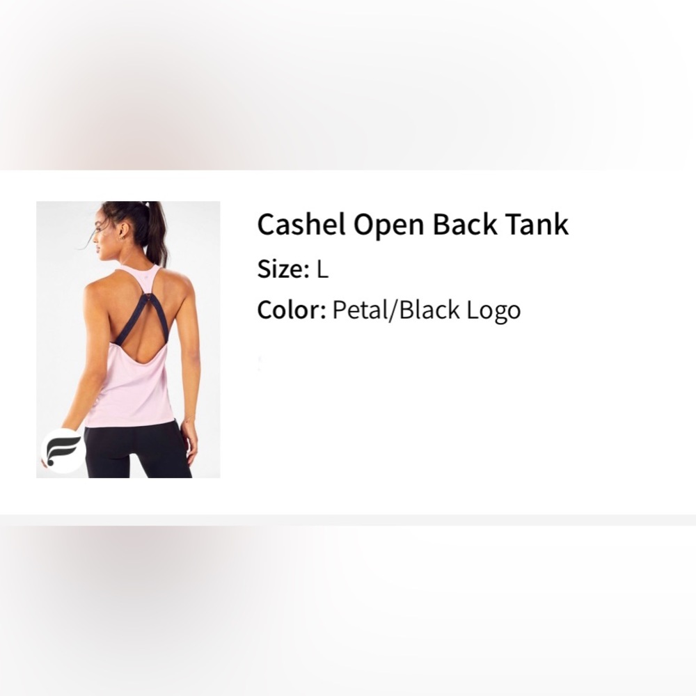 COPY - Fabletics Cashel Open Back Tank